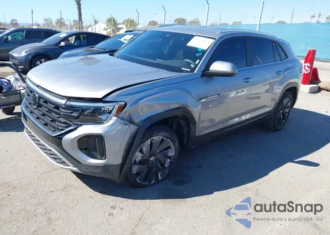 2024 Volkswagen Atlas Cross Sport 2.0T Se W/Technology из США, поврежденный, VIN 1V2WE2CA1RC200939